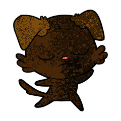 cute cartoon dog