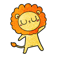 cartoon lion