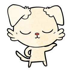 cute cartoon dog