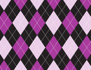 Pink Argyle Background