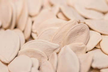 Close-up of pumpkin seeds