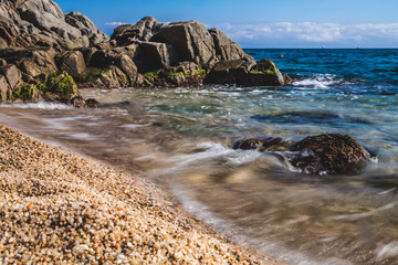 Seascape at Costa Brava, Catalonia, Spain