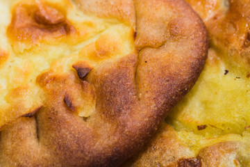 Macro close-up of a bun