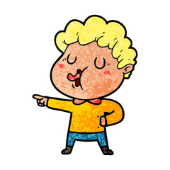 cartoon man singing