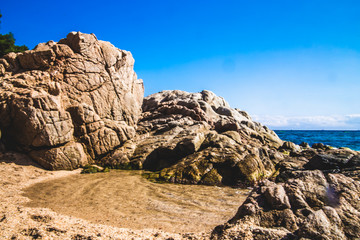 Seascape at Costa Brava, Catalonia, Spain