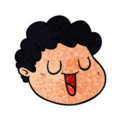 cartoon male face