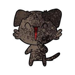 laughing little dog cartoon