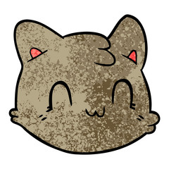cartoon cat face