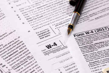 corporate tax return form - w 4