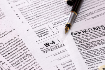 Obraz premium corporate tax return form - w 4