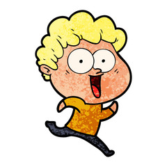excited man cartoon