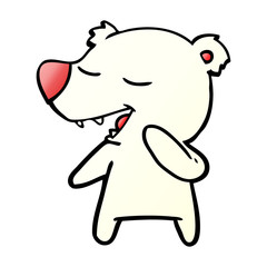 polar bear cartoon