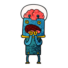cartoon robot