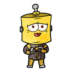 cartoon robot