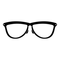 Stylish eyeglasses icon. Simple illustration of stylish eyeglasses vector icon for web