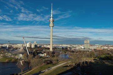 Naklejka premium olympiaturm münchen