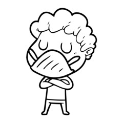 laughing cartoon man