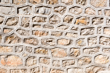 Background of old vintage brick wall
