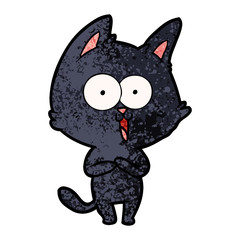 funny cartoon cat