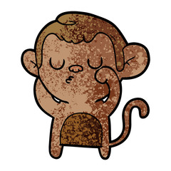 cartoon monkey