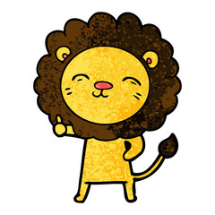 cartoon lion