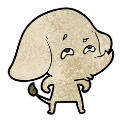 cartoon elephant remembering