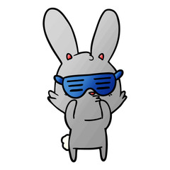 curious bunny cartoon