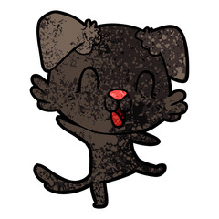 laughing cartoon dog