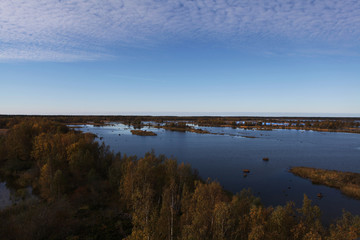 Lake in finland in summertime