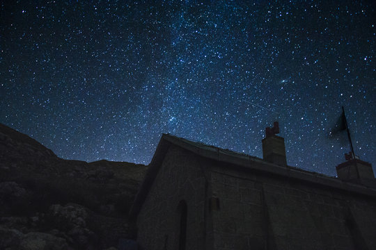 gran sasso di notte