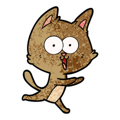 funny cartoon cat