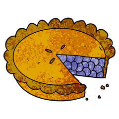 blueberry pie cartoon