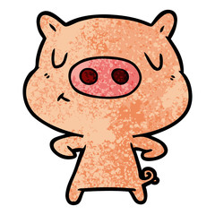 cartoon content pig