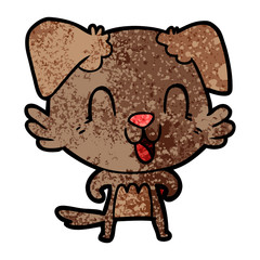 laughing cartoon dog