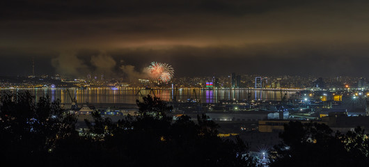 New Year's night in Baku