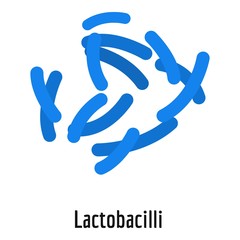 Lactobacilli icon. Cartoon illustration of lactobacilli vector icon for web.