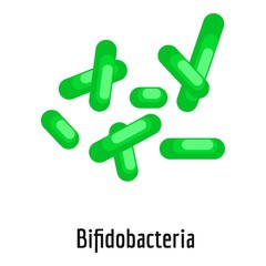 Bifidobacteria icon. Cartoon illustration of bifidobacteria vector icon for web.