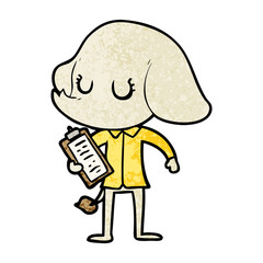 cute cartoon elephant