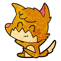 cartoon friendly fox