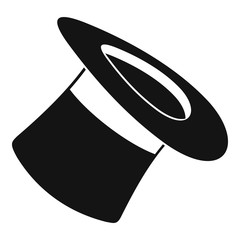 Inverted hat icon. Simple illustration of inverted hat vector icon for web.