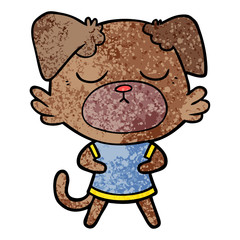 cute cartoon dog