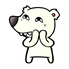 polar bear cartoon