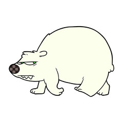 polar bear cartoon