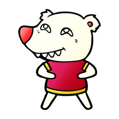 polar bear cartoon