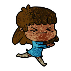 cartoon woman