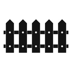 Rare fence icon. Simple illustration of rare fence vector icon for web.