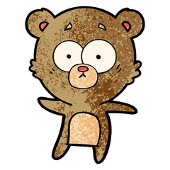 anxious bear cartoon