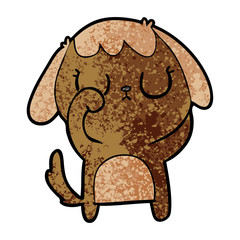 cute cartoon dog