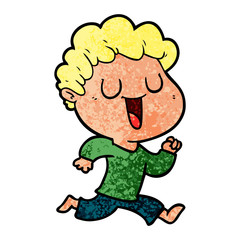 laughing cartoon man