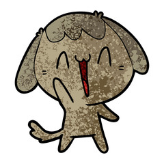 cute cartoon dog